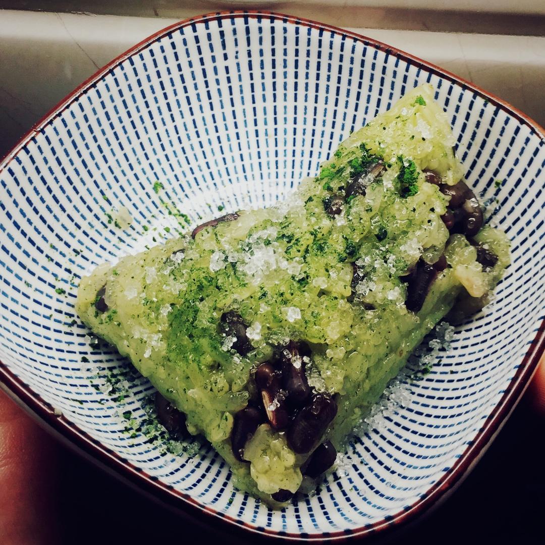 sk_秦大喵很美味做的抹茶粽子