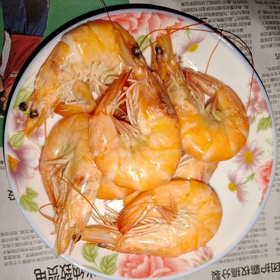 最简单的白灼虾（水煮）盐水基尾虾