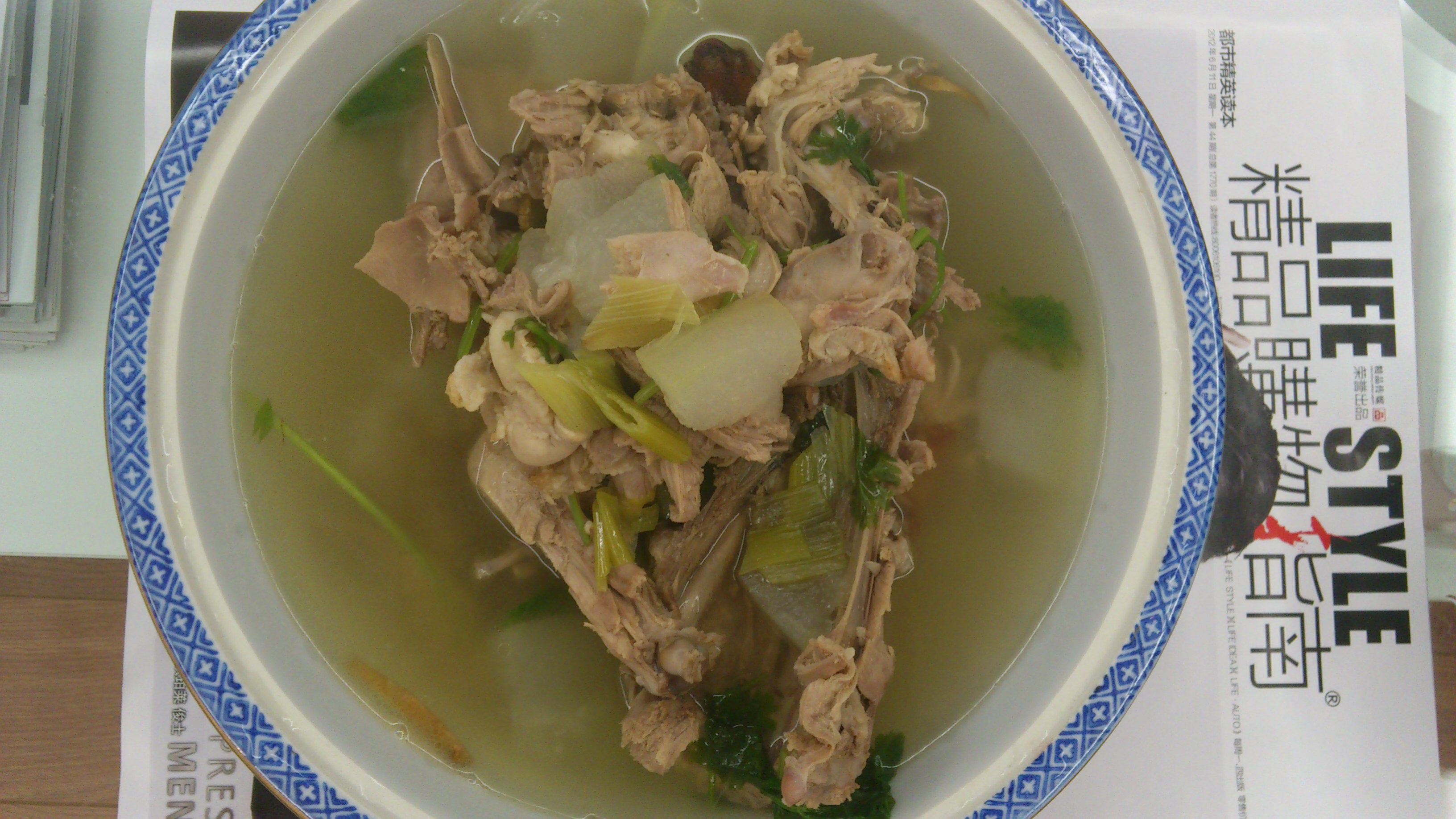 冬瓜鸭架汤