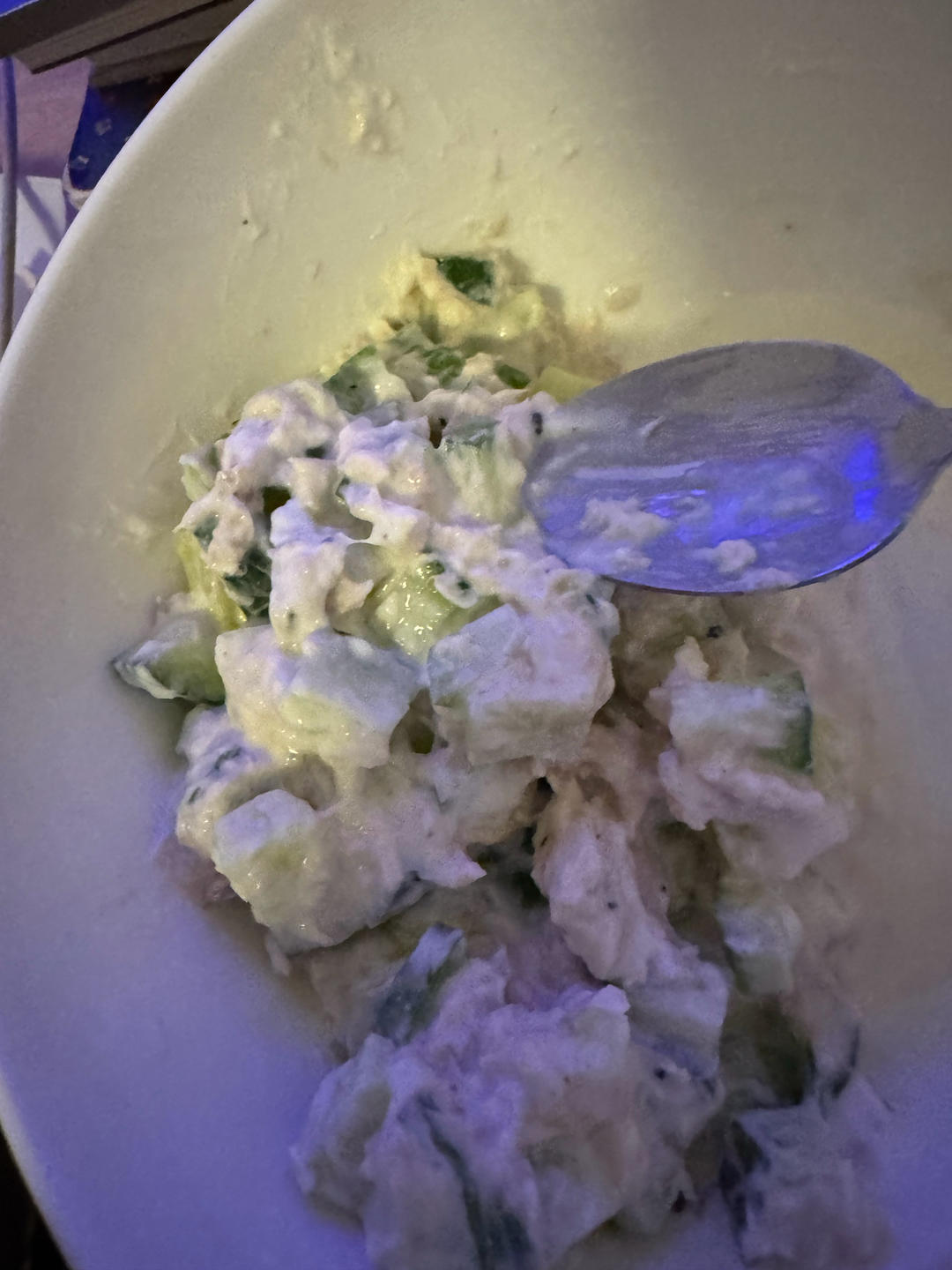 黄瓜金枪鱼沙拉+酸奶油黄瓜沙拉