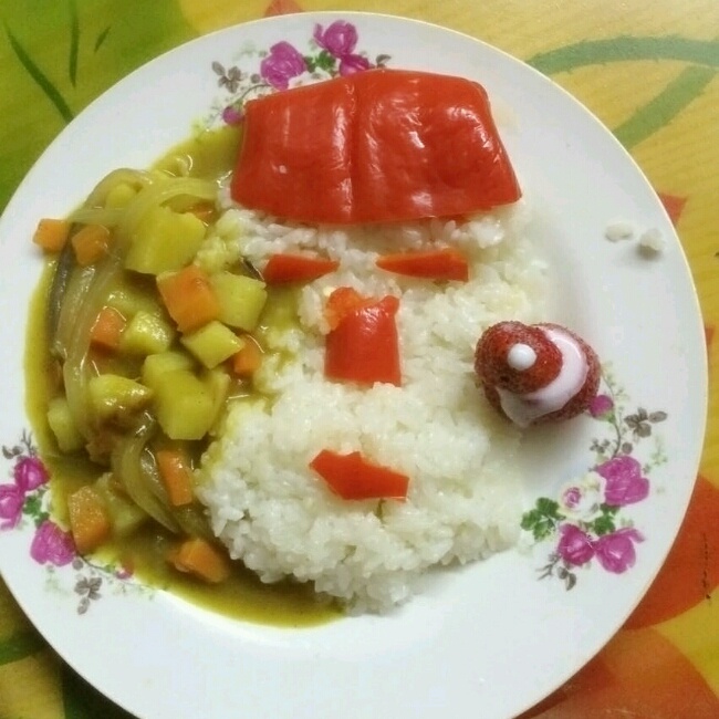 圣诞老人咖喱饭
