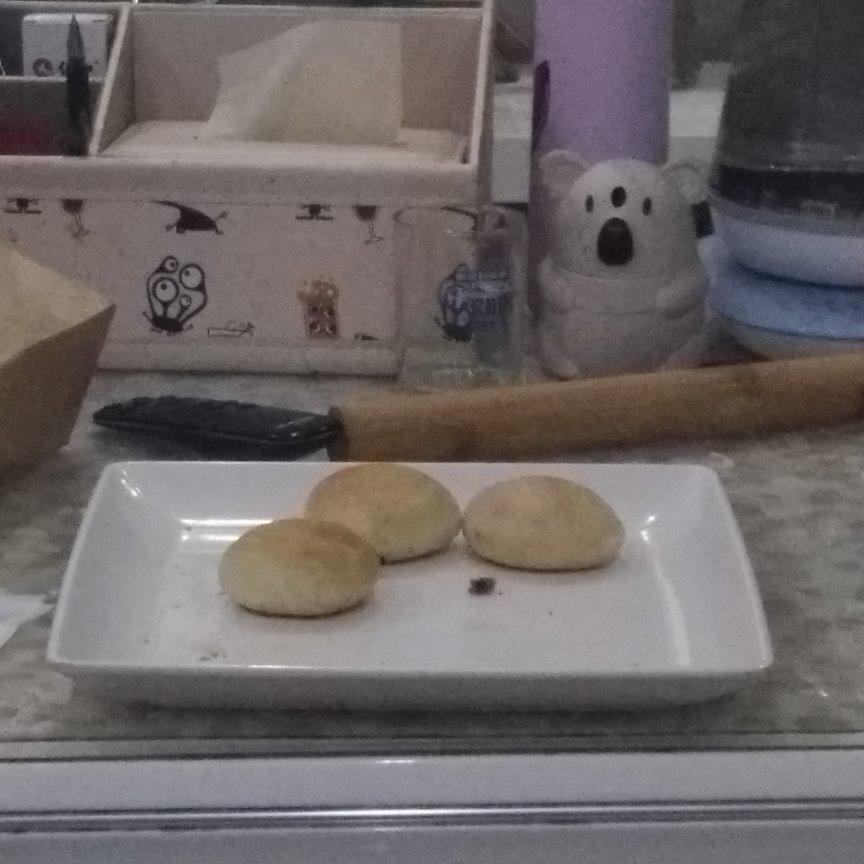 酥皮绿豆饼   酥得掉渣渣