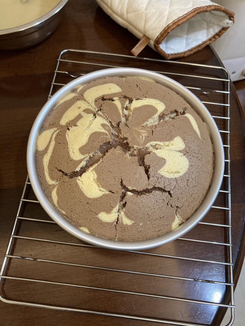 斑马纹戚风蛋糕