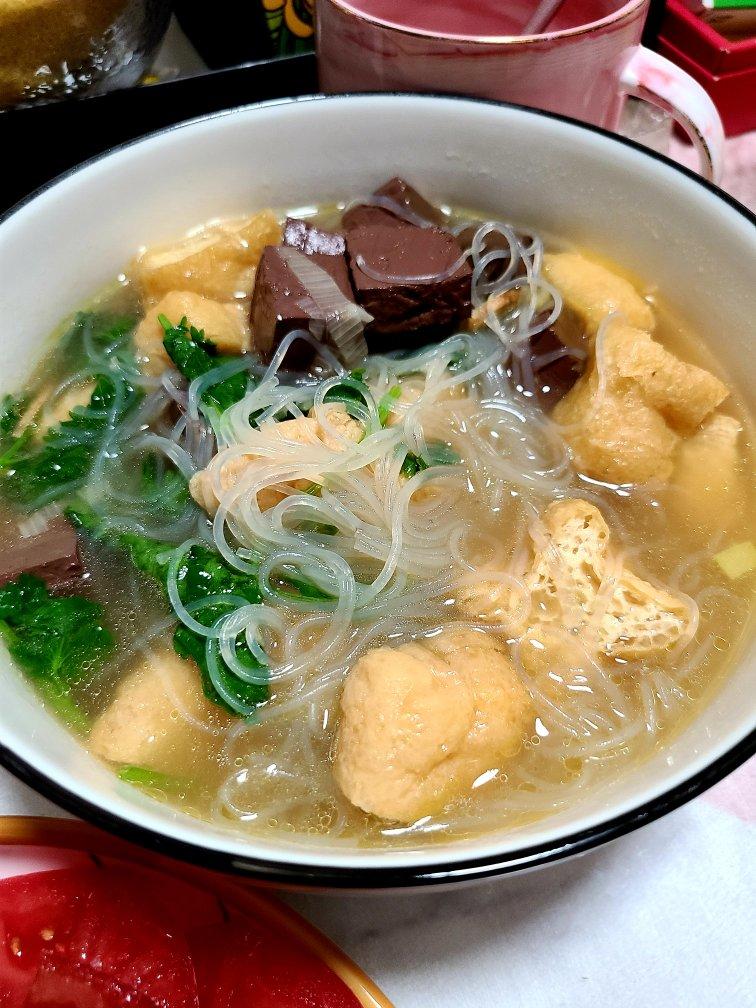 鸭血粉丝汤（简易版）