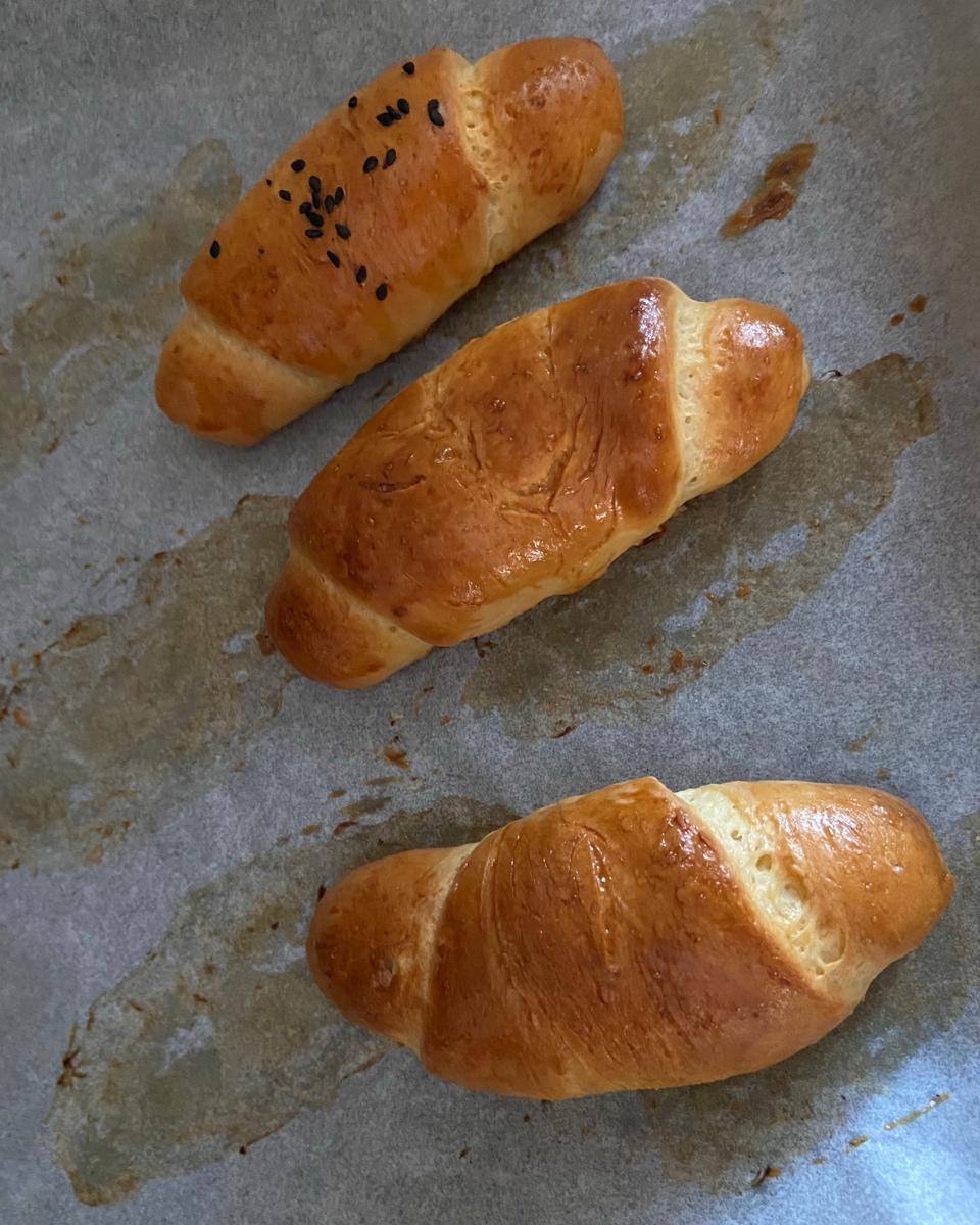 奶香牛角包—新手入门级的面包