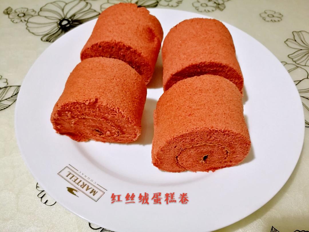 红丝绒蛋糕卷