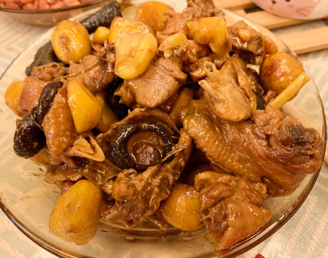【栗子烧鸡】鸡肉都给你吃，栗子归我~