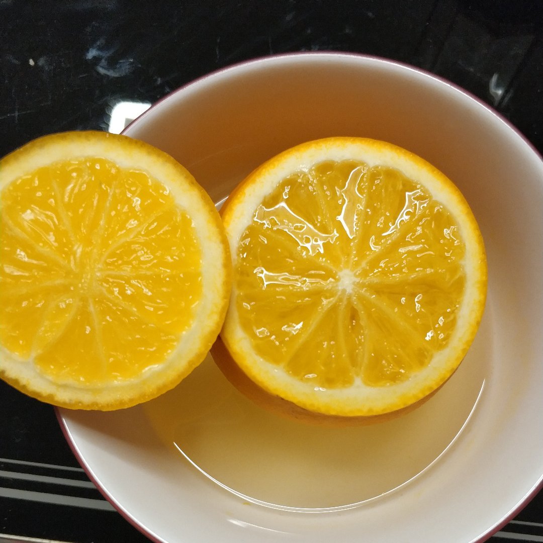 盐蒸橙子，治疗咳嗽，（详细步骤图）