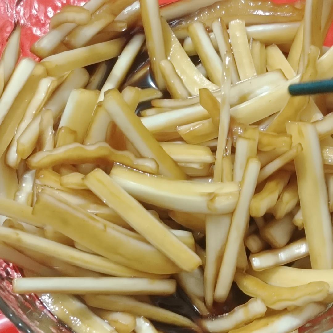 白菜帮子咸菜，凉菜