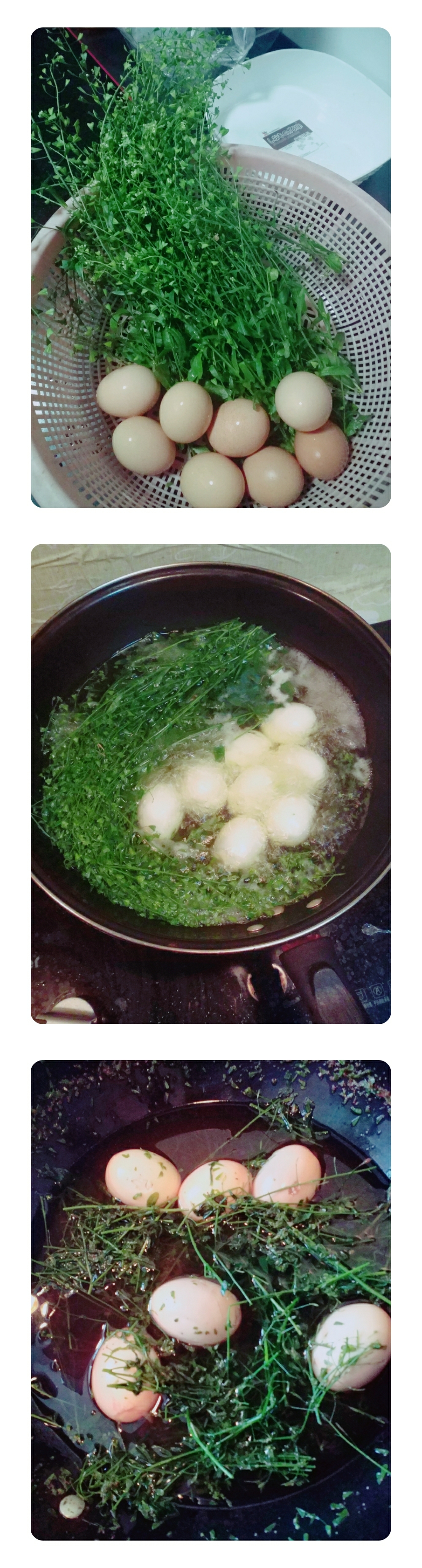 三月三🌸荠菜花煮鸡蛋的做法