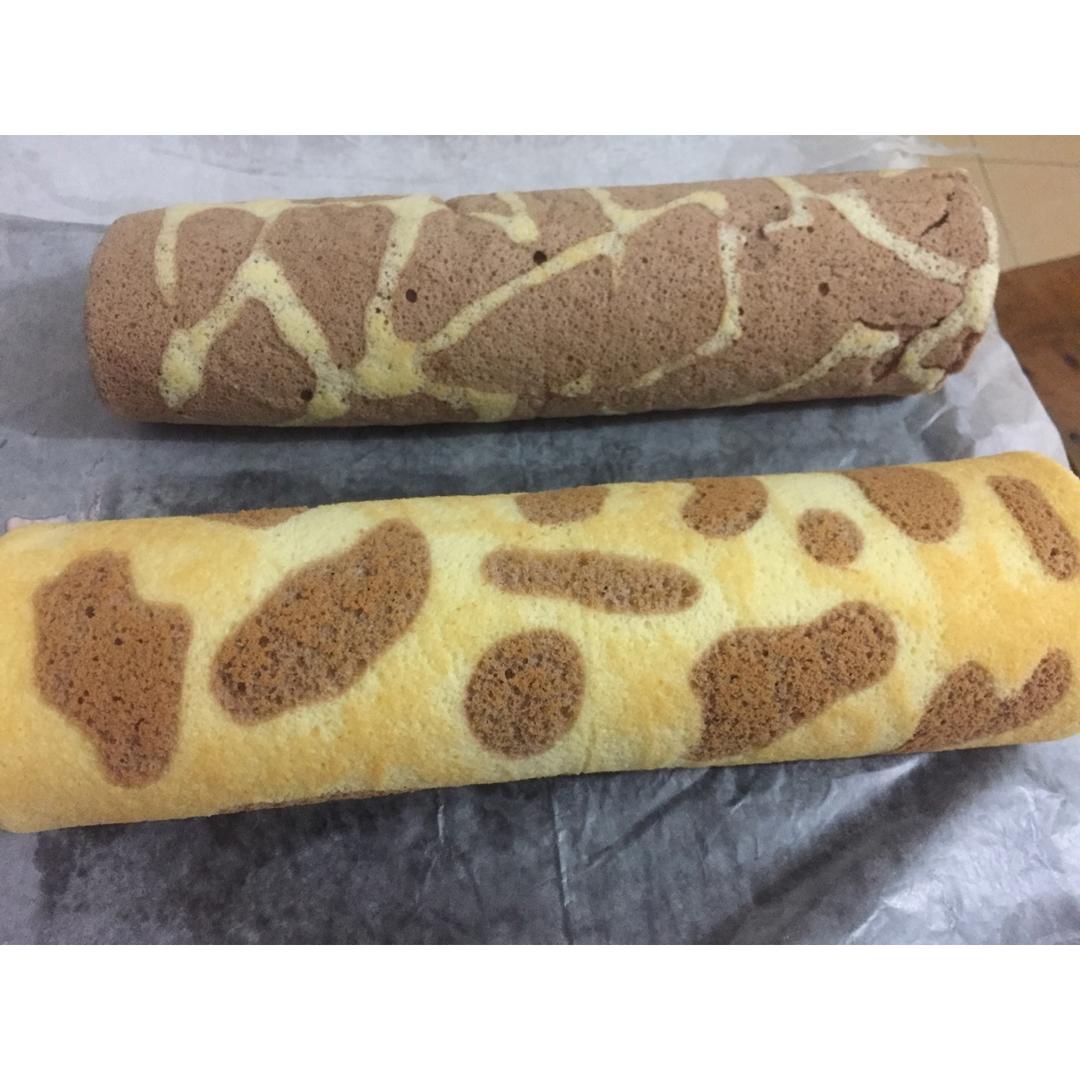 奶牛蛋糕卷+长颈鹿蛋糕卷