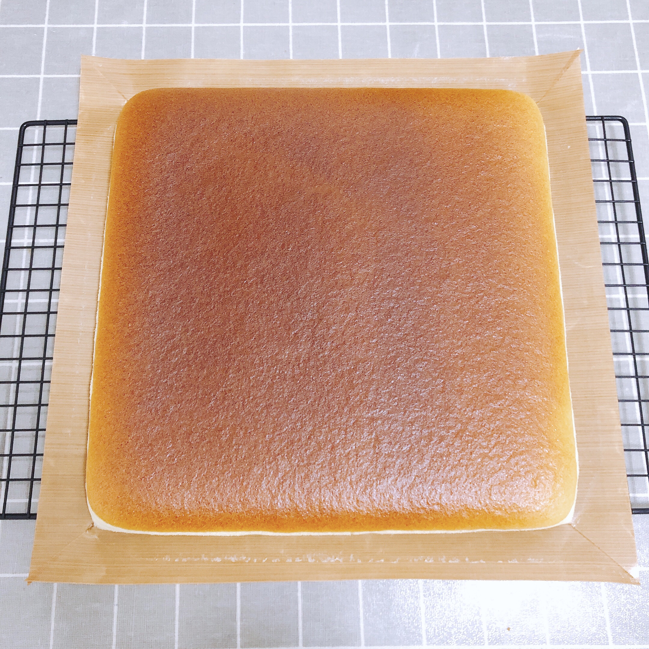 【有奖跟做】海苔肉松小贝蛋糕|酥松绵软的做法 步骤15