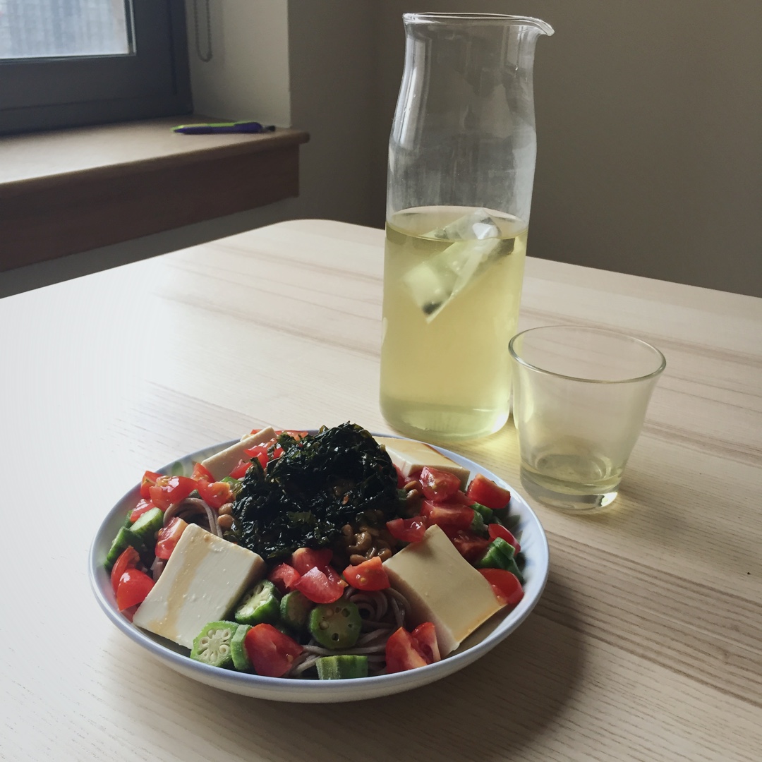 纳豆・秋葵・キムチ・豆腐丼