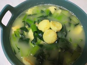 (家常菜)青菜豆腐汤的做法 步骤6