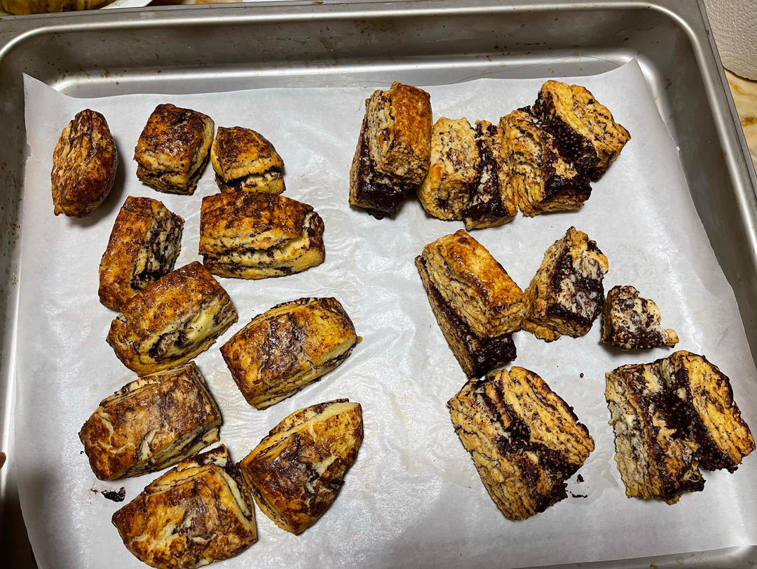 巧克力千层司康