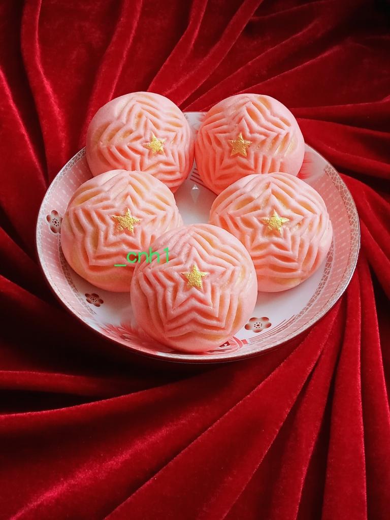 金光闪闪的五角星⭐馒头（割花J）*花儿馒头155的做法
