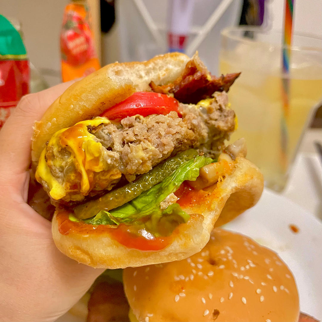 超详细汉堡牛肉饼｜附自制汉堡搭配#Healthymeals#减脂必撸16