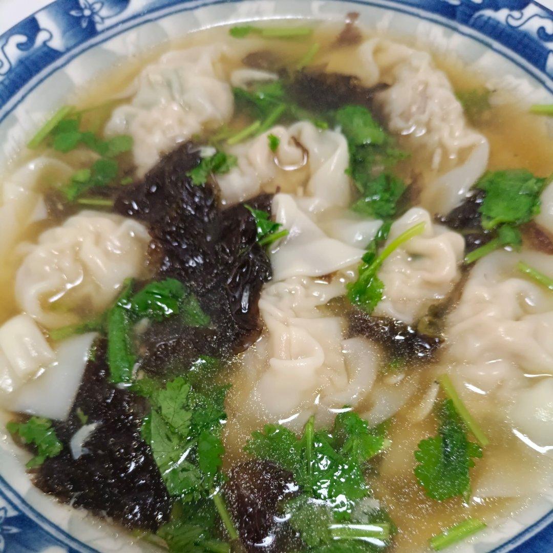 肉不柴的馄饨馅