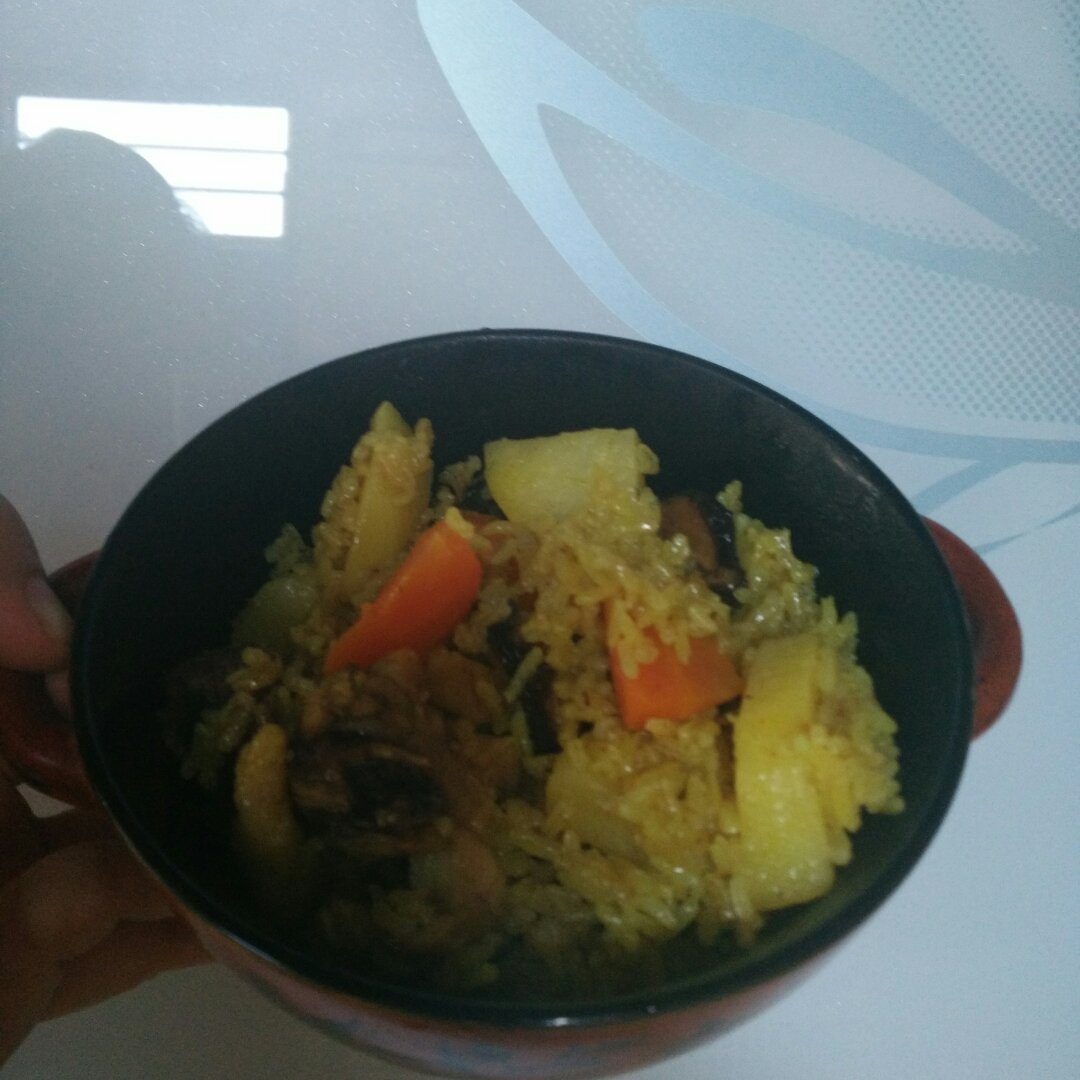 咖喱鸡腿饭