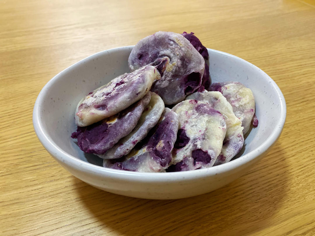 紫薯饼(无糖无油)