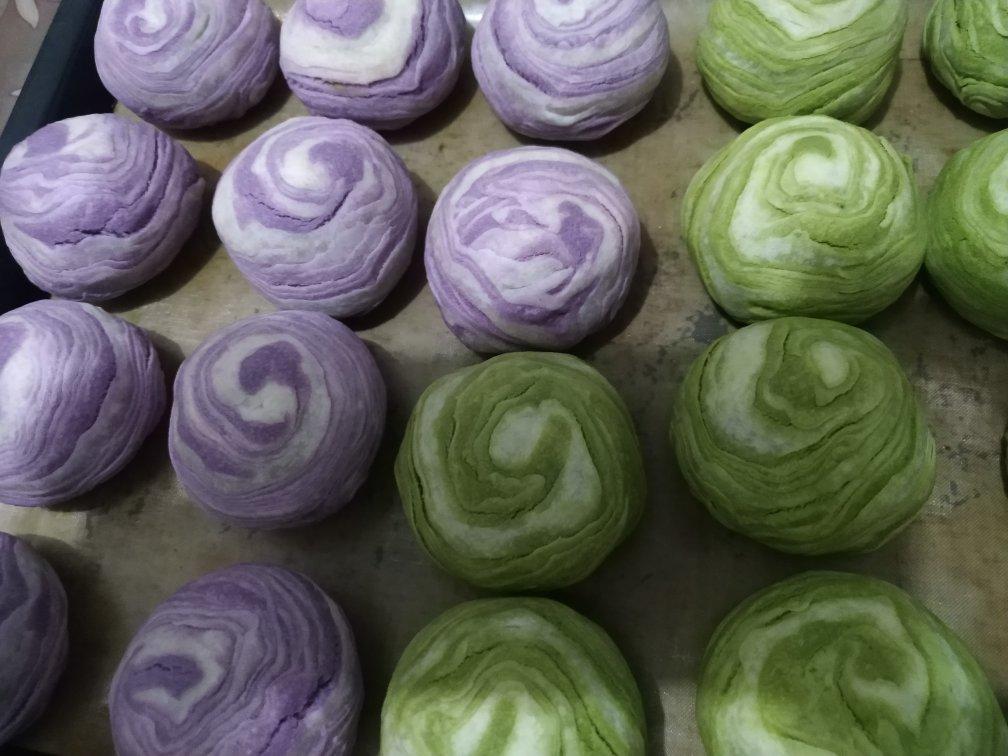 彩色蛋黄酥螺旋酥