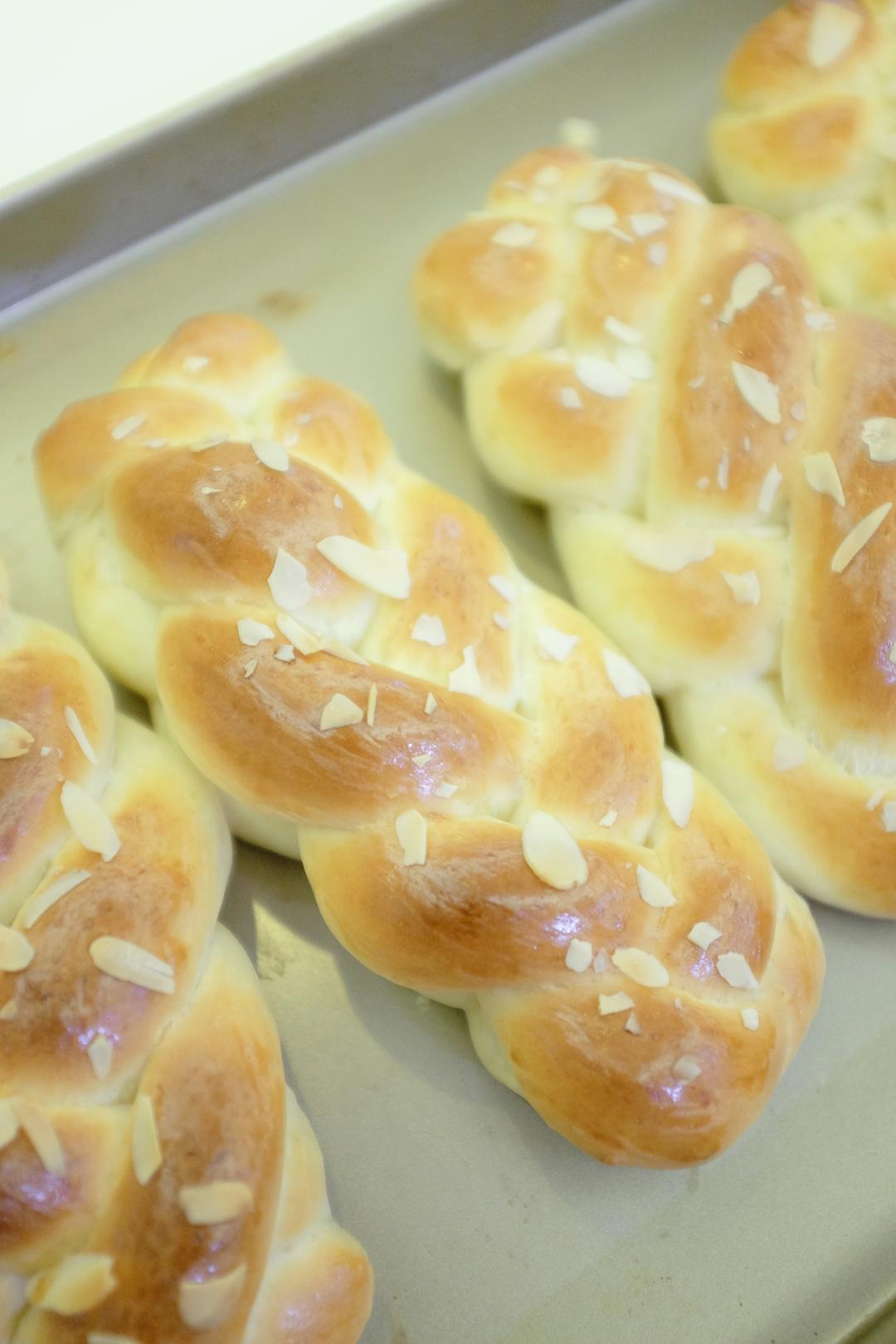 蜂蜜辫子面包｜五股辫编法