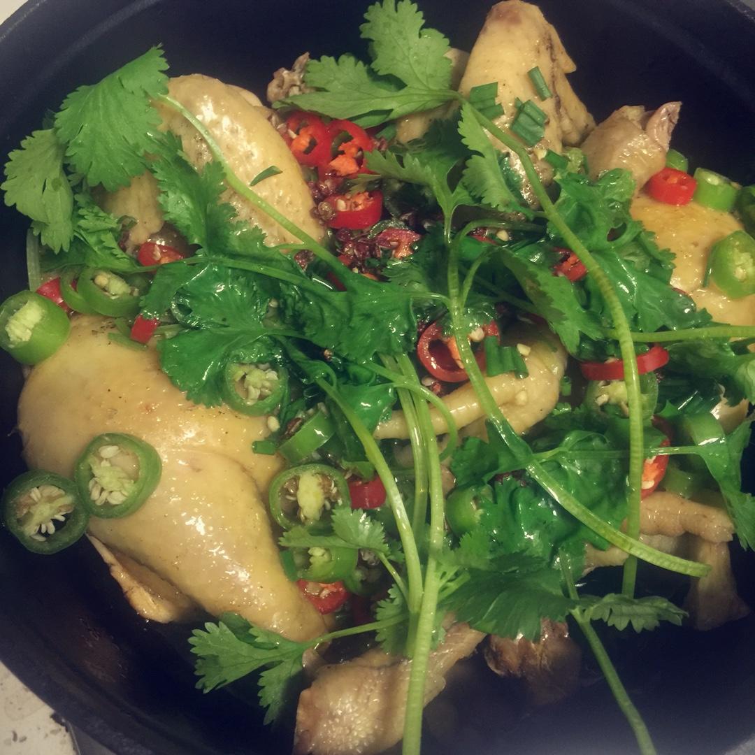 无水葱油鸡｜美食台