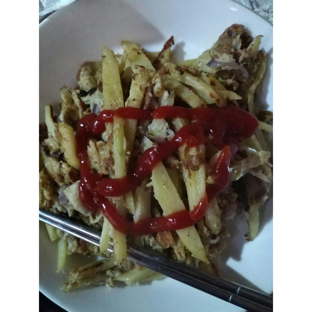 土豆洋葱煎饼