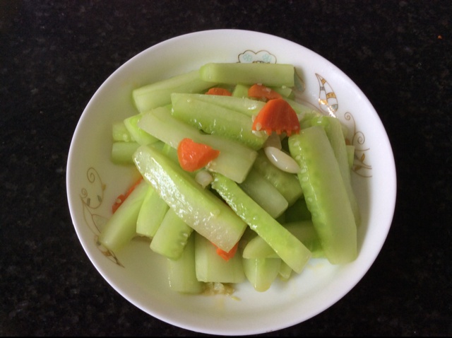 大宛妹妹做的炝炒黄瓜条