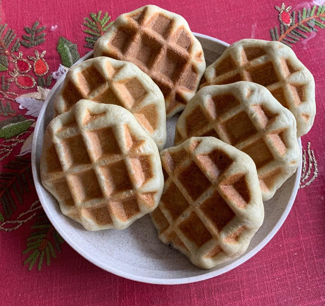 全麦紫米华夫饼