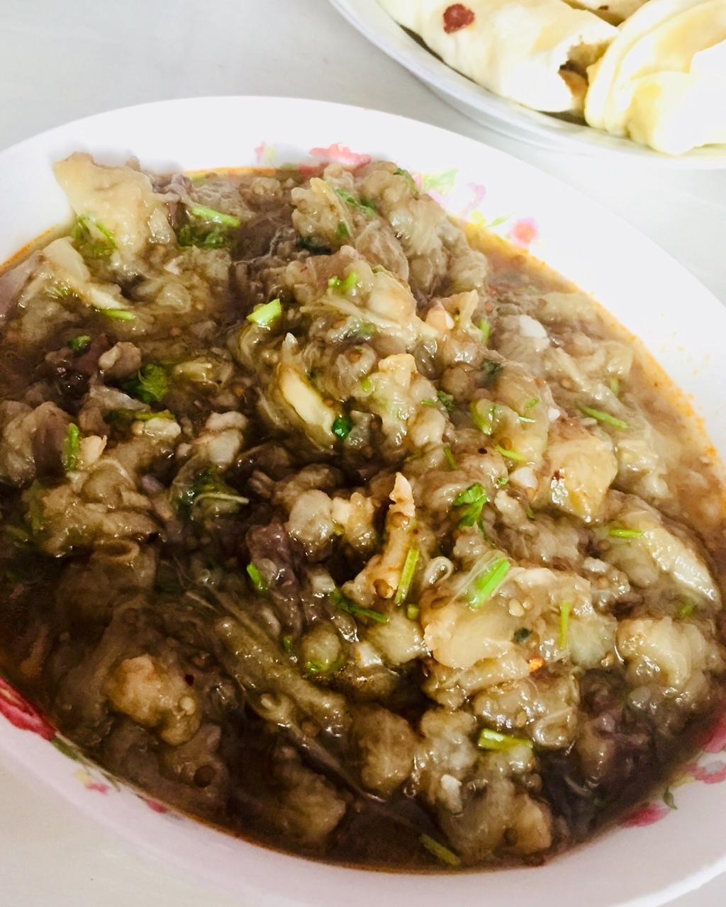 热拌蒜泥茄子