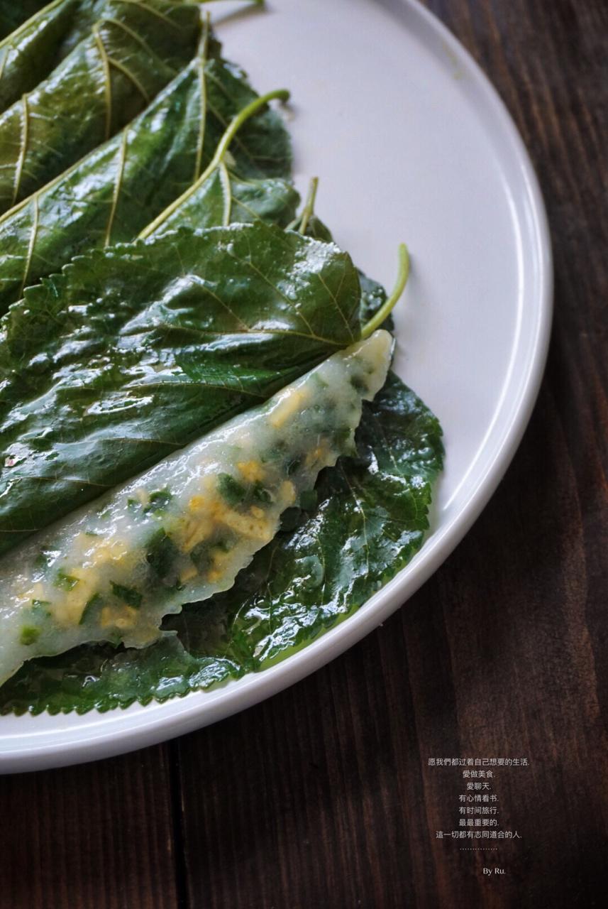 冇伱灬冇我做的桑叶饺子---伱吃过吗?
