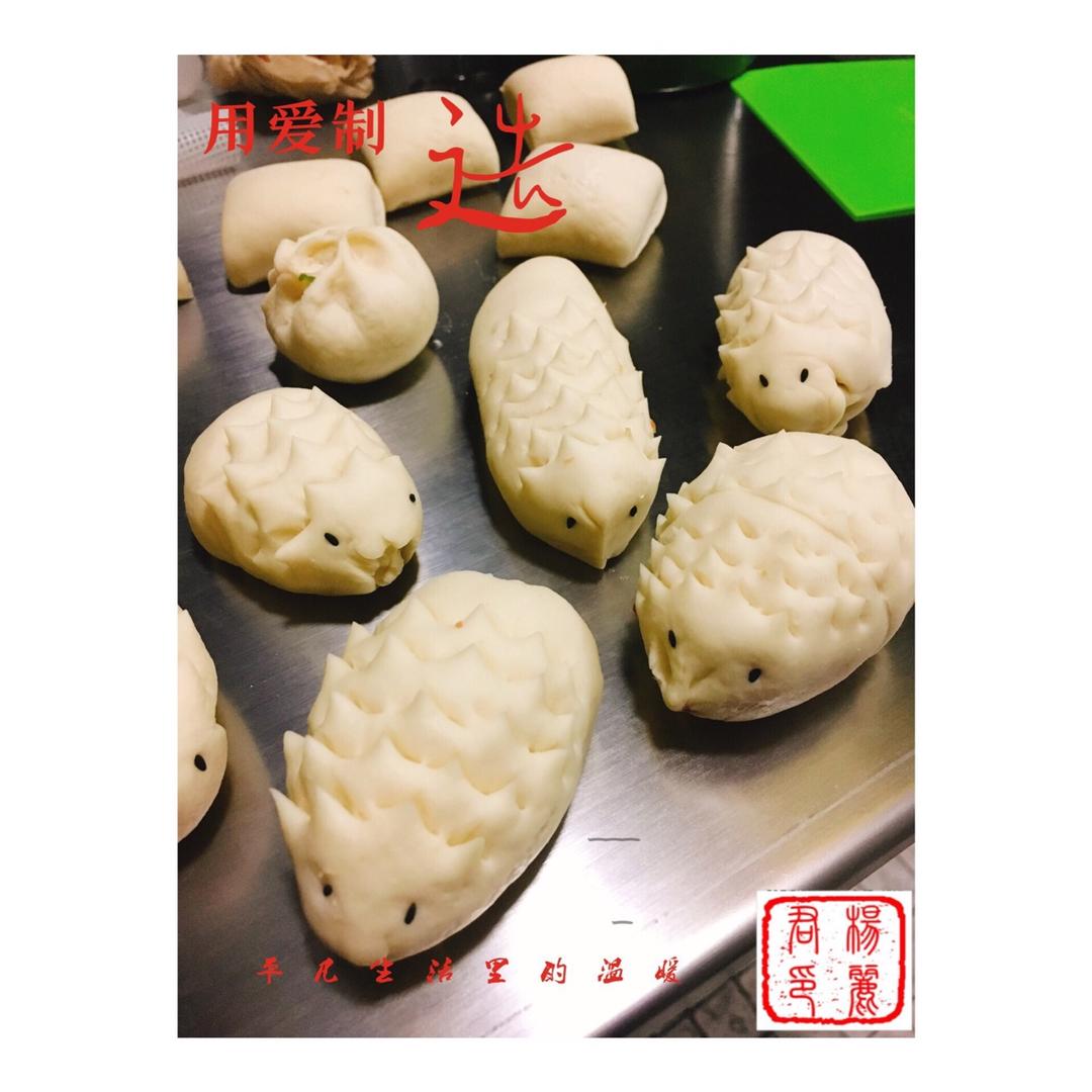 刺猬包/一次烤箱发酵（附视频）
