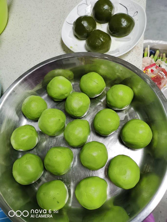 青团 | 流沙花生黑芝麻馅