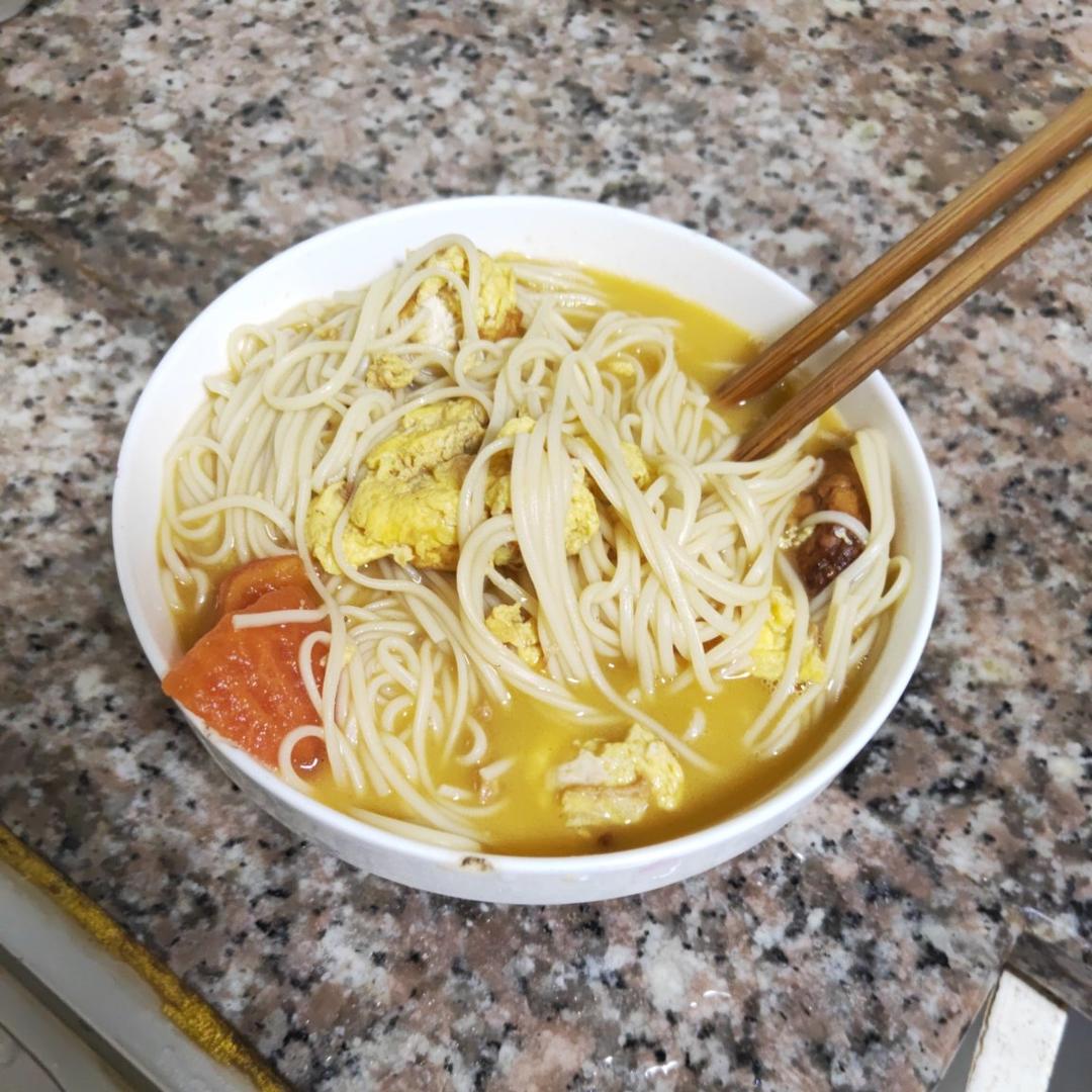 超级入味好吃的番茄鸡蛋面
