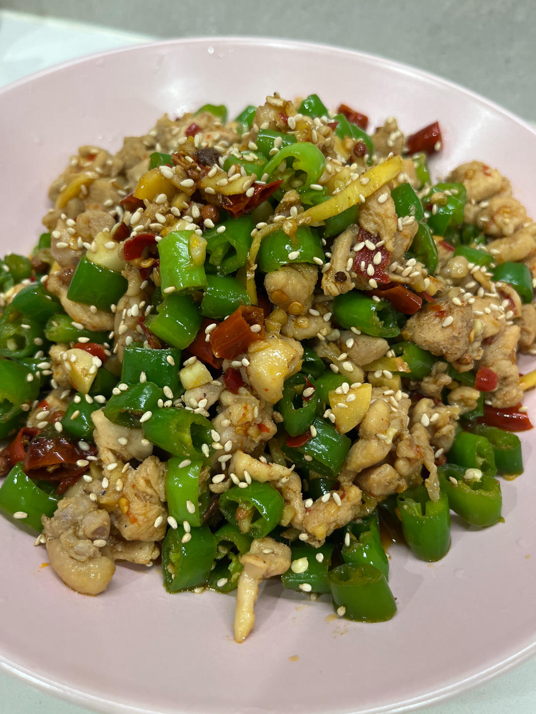 重庆家常川菜香辣尖椒鸡