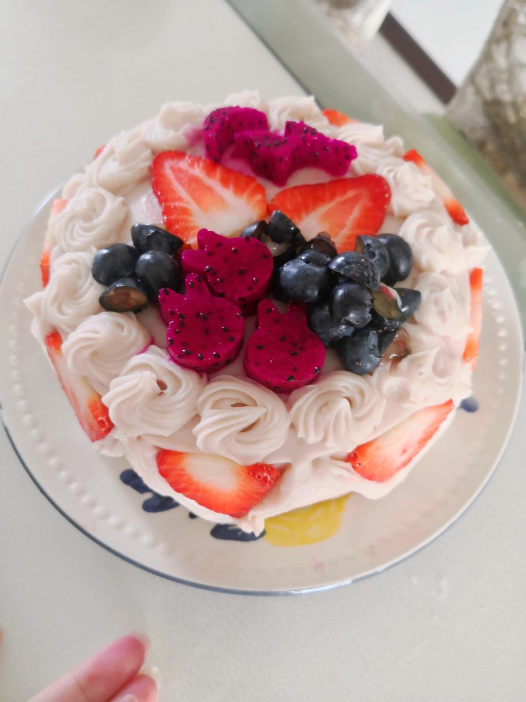 无糖无奶油宝宝生日蛋糕