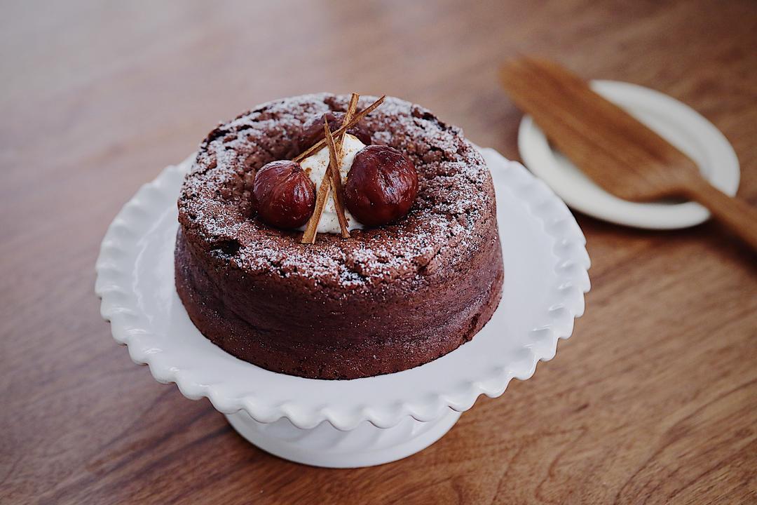 栗子奶油巧克力蛋糕的做法