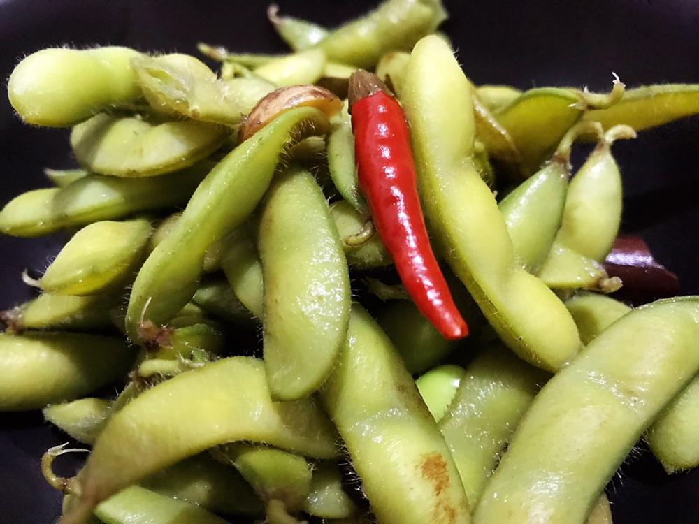 凉拌毛豆（五香煮花毛）