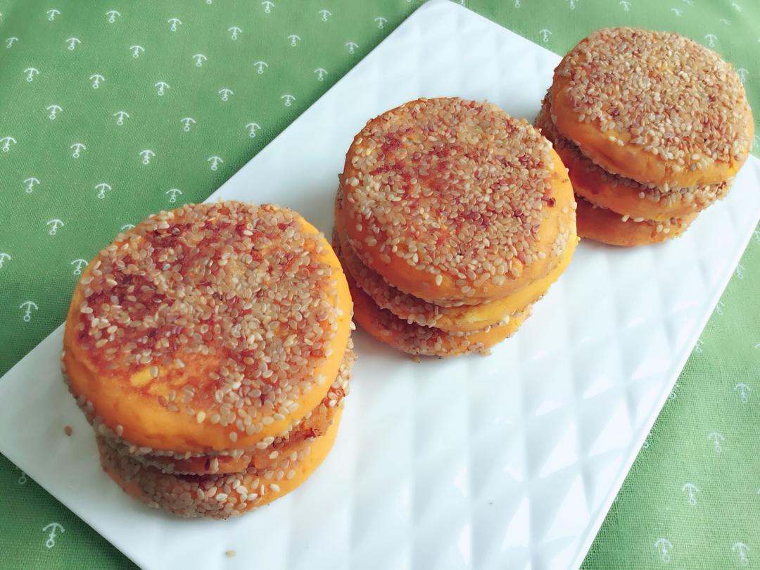 南瓜饼一枣泥馅