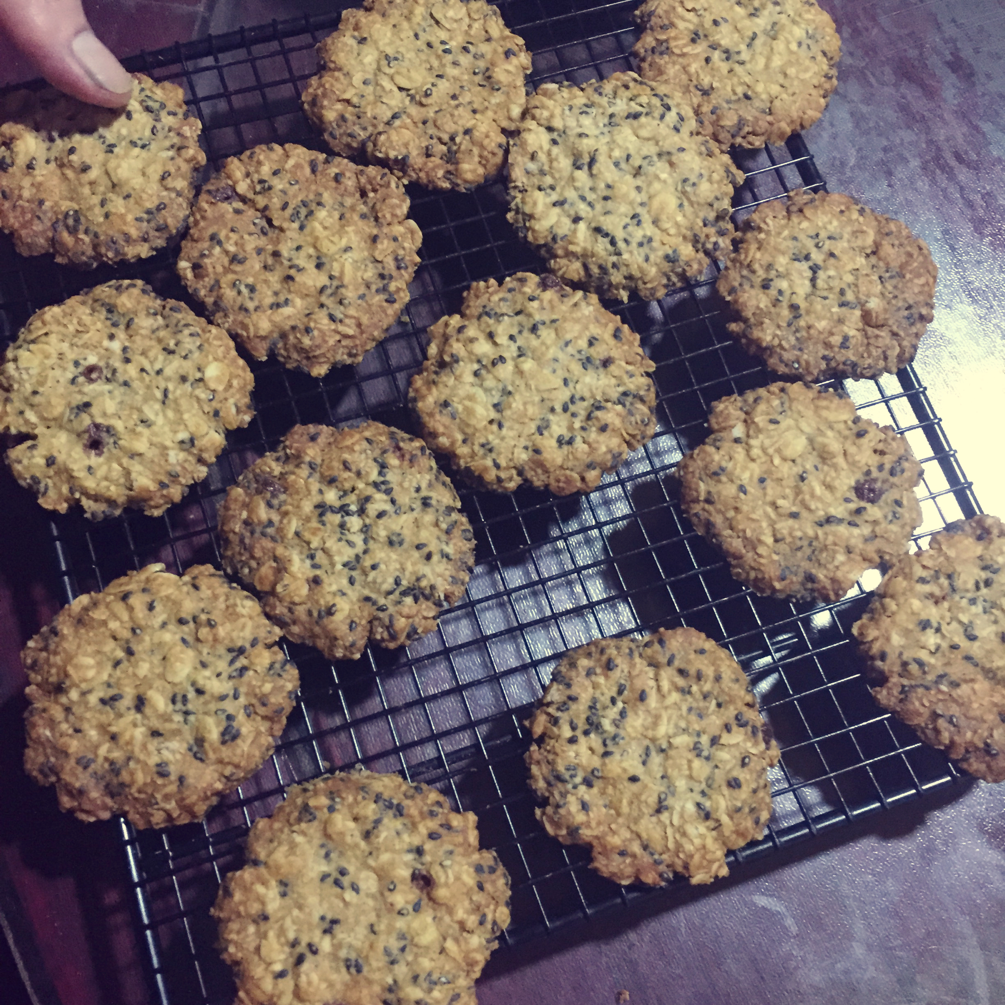 黑芝麻燕麦高纤饼干（无添加，另含植物油减脂配方）