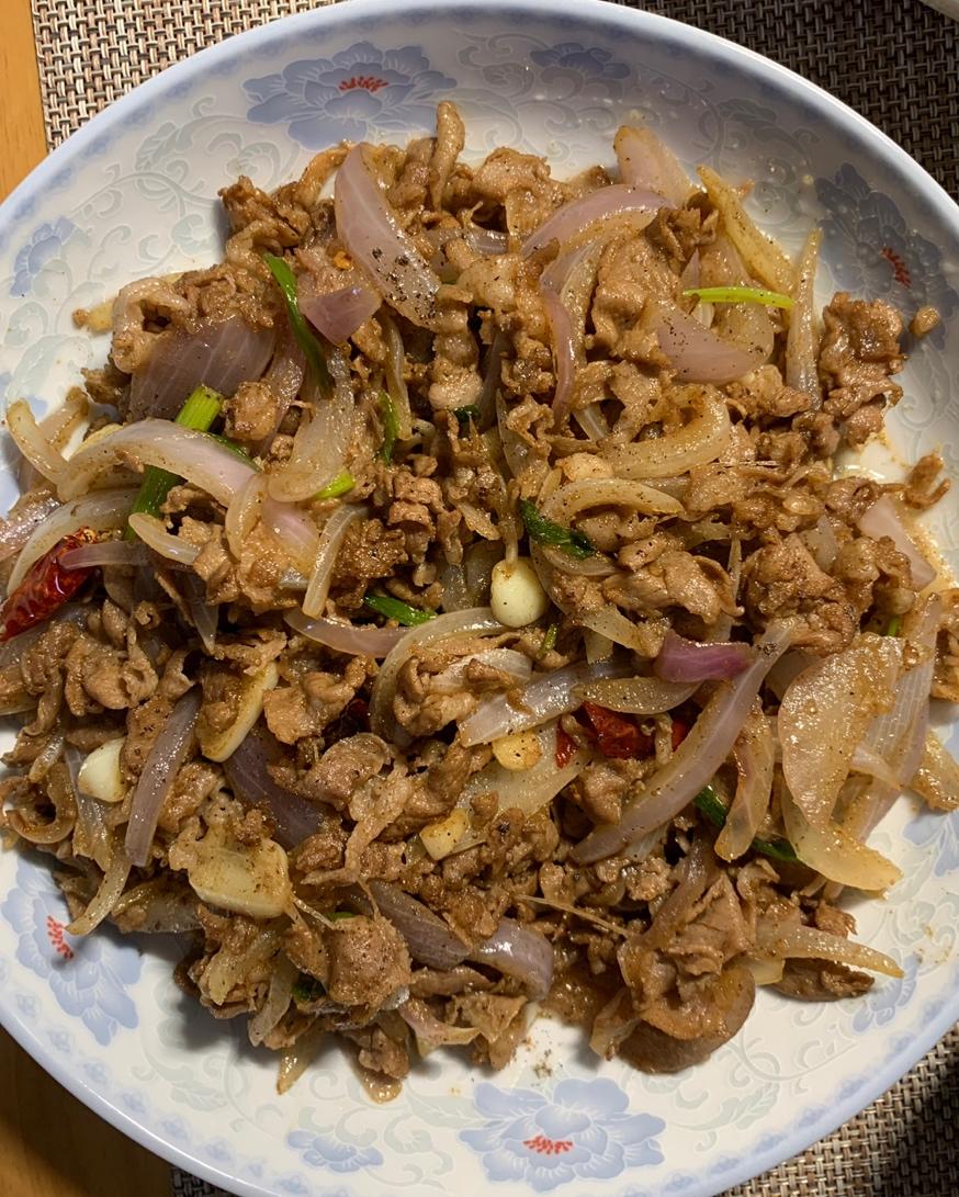 洋葱孜然羊肉