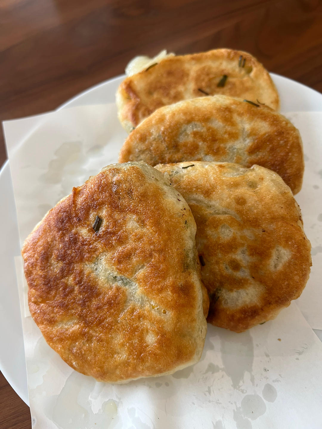 不用揉面的发面韭菜饼