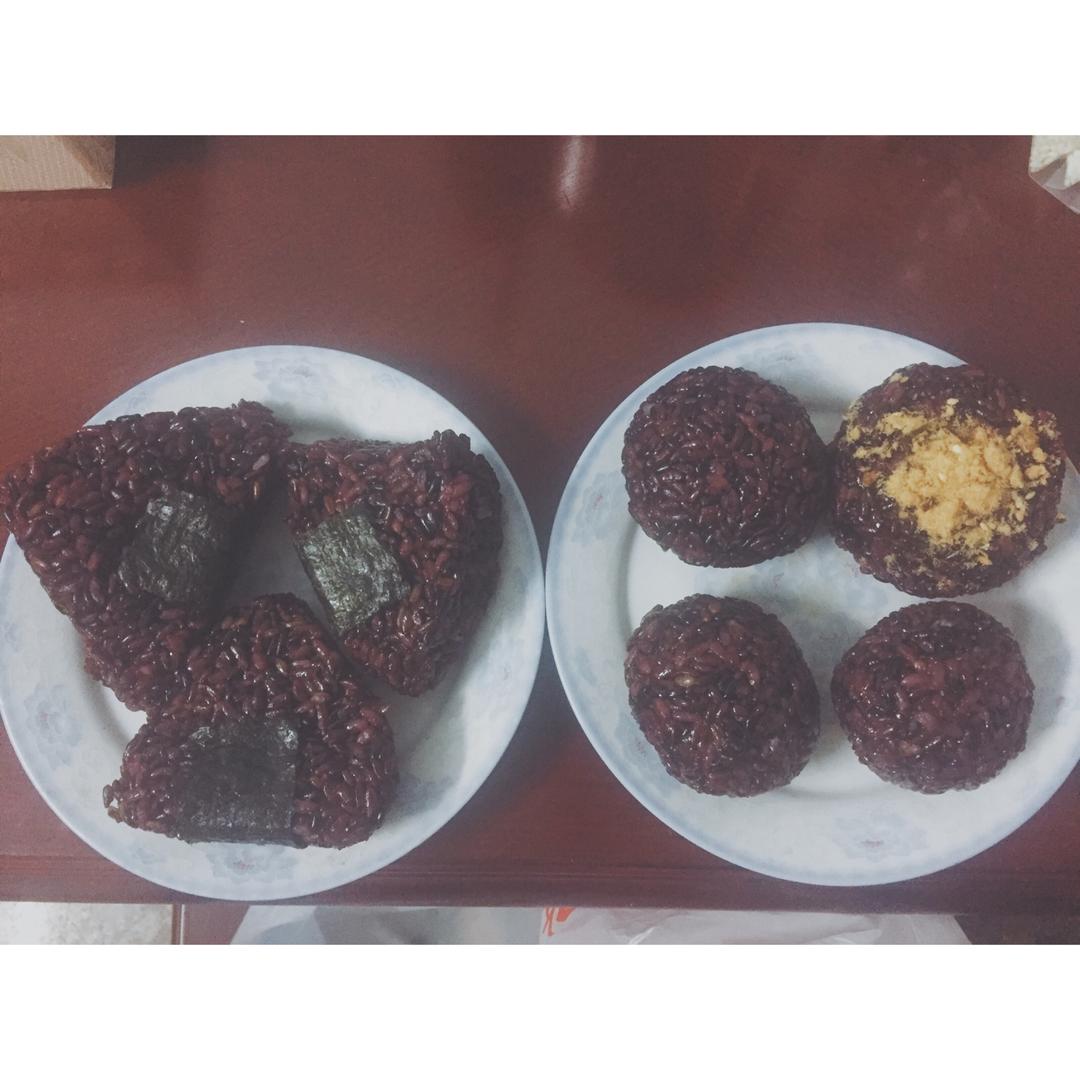 【北京早上好】紫米芝士肉松饭团