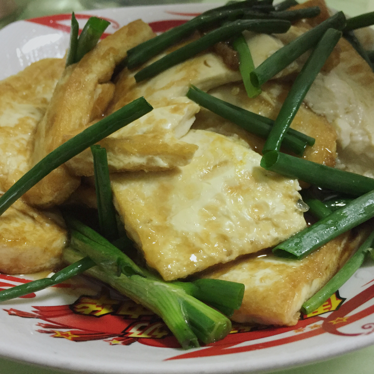 蚝油嫩豆腐
