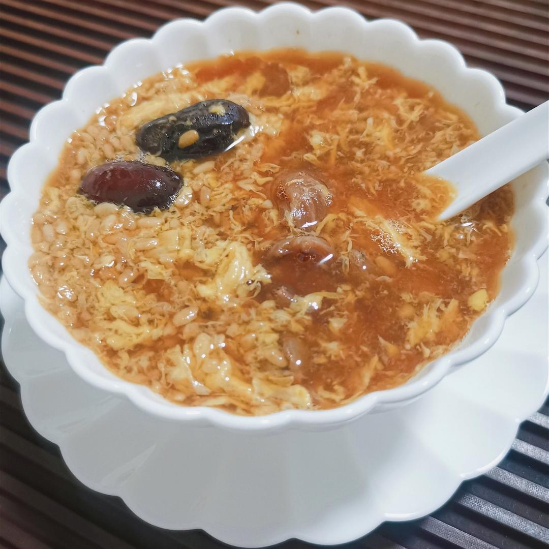 排湿气大姨妈神器👑酒酿鸡蛋