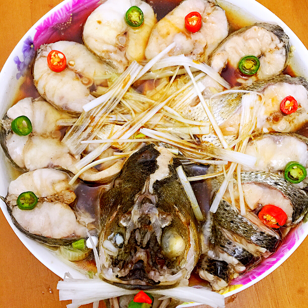 孔雀开屏清蒸鱼