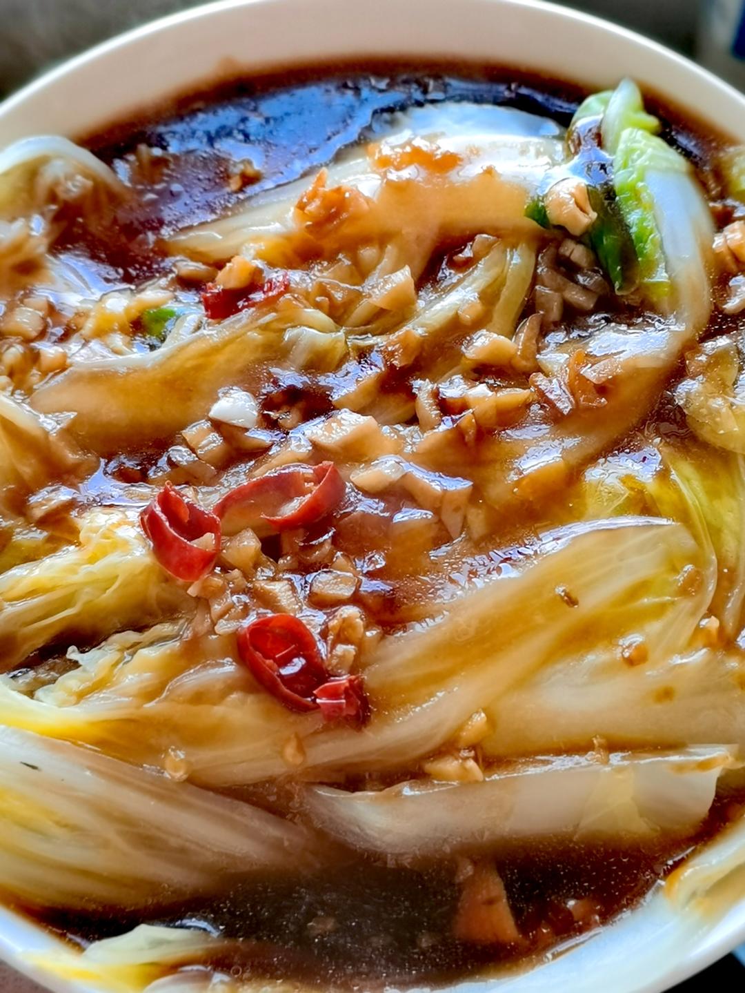 5分钟搞定‼️家常菜蒜香娃娃菜，巨好吃！