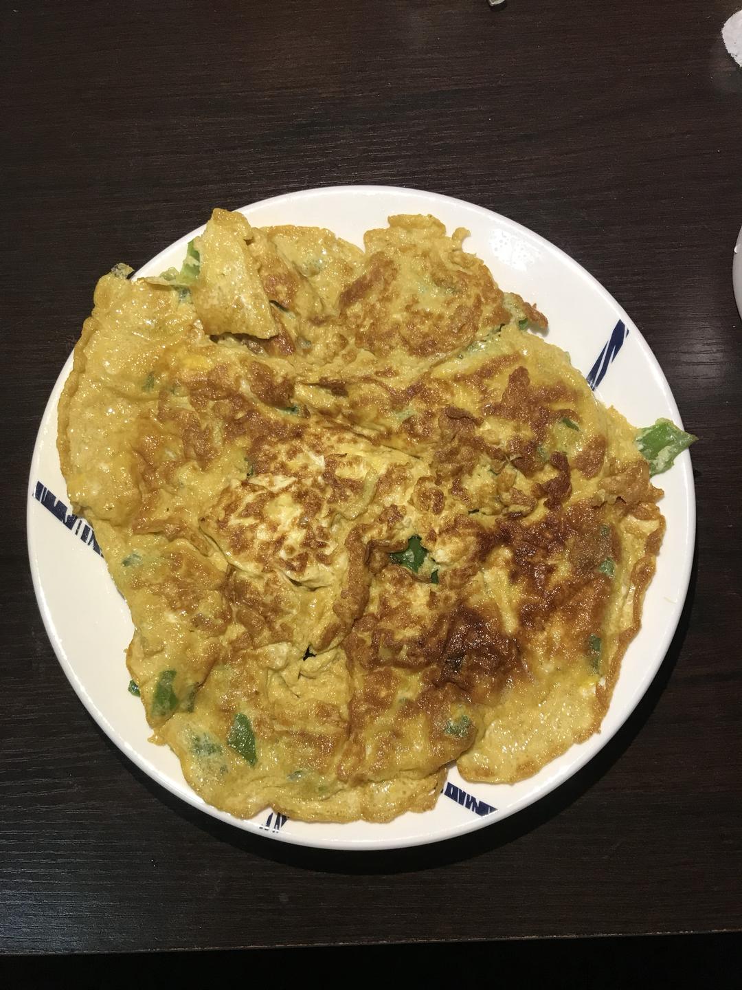 尖椒煎蛋的做法