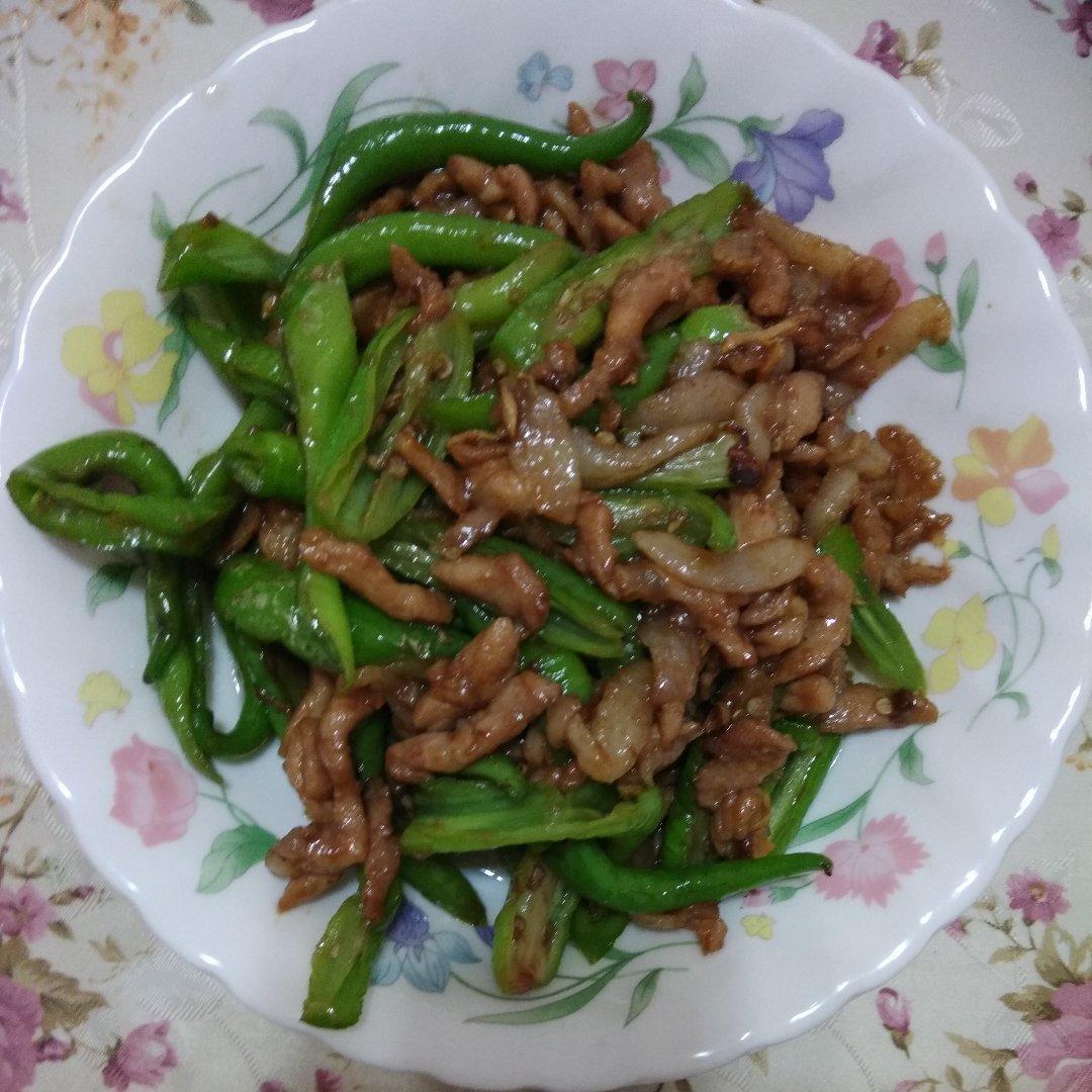 青椒炒肉丝
